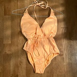 Orange Seafolly Swimsuit One-piece